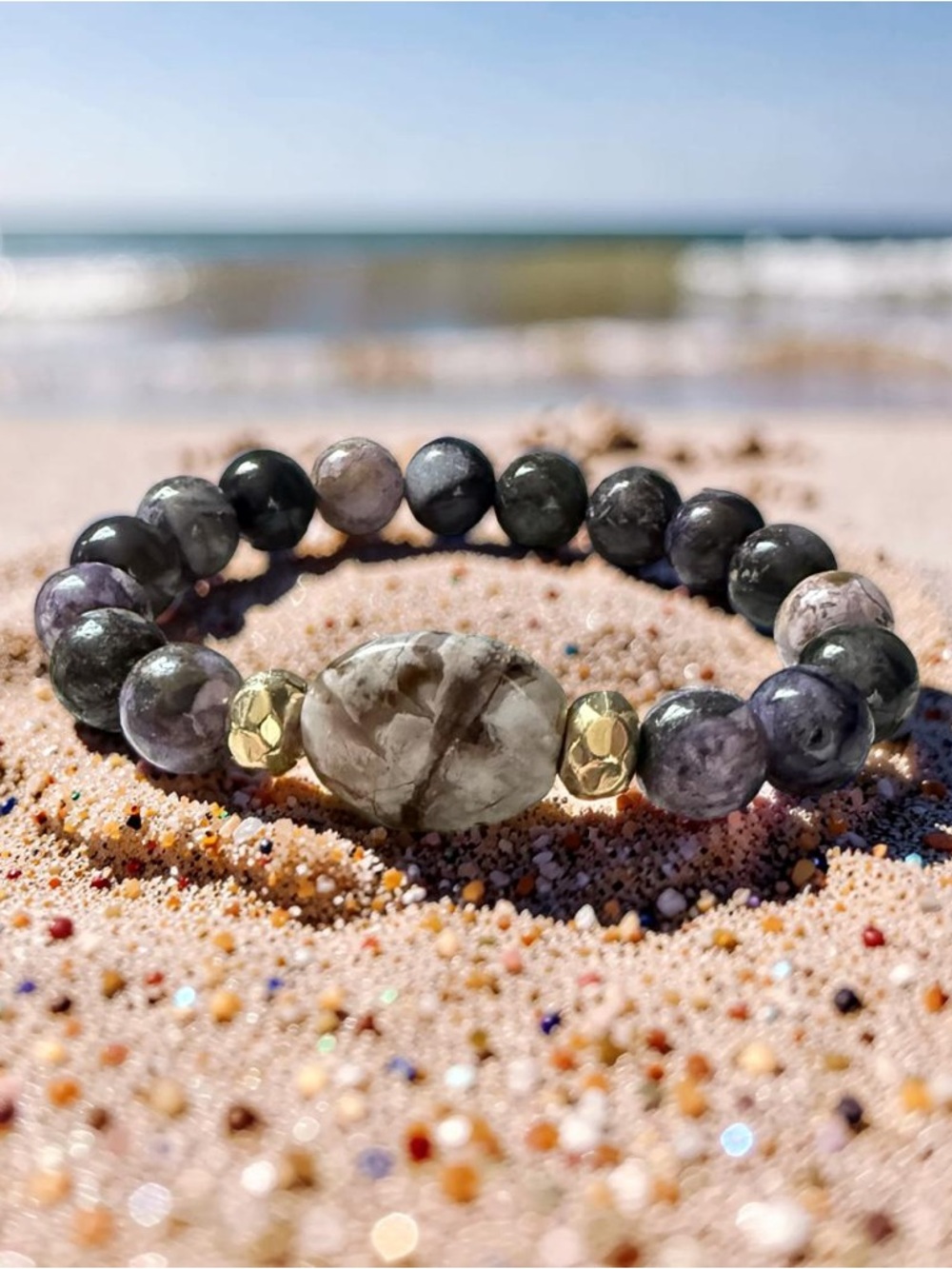 10mm Chariot Bracelet with Amethyst 💜